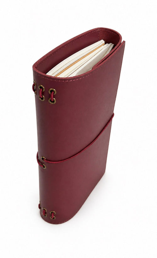 The Leather Journal - Burgundy